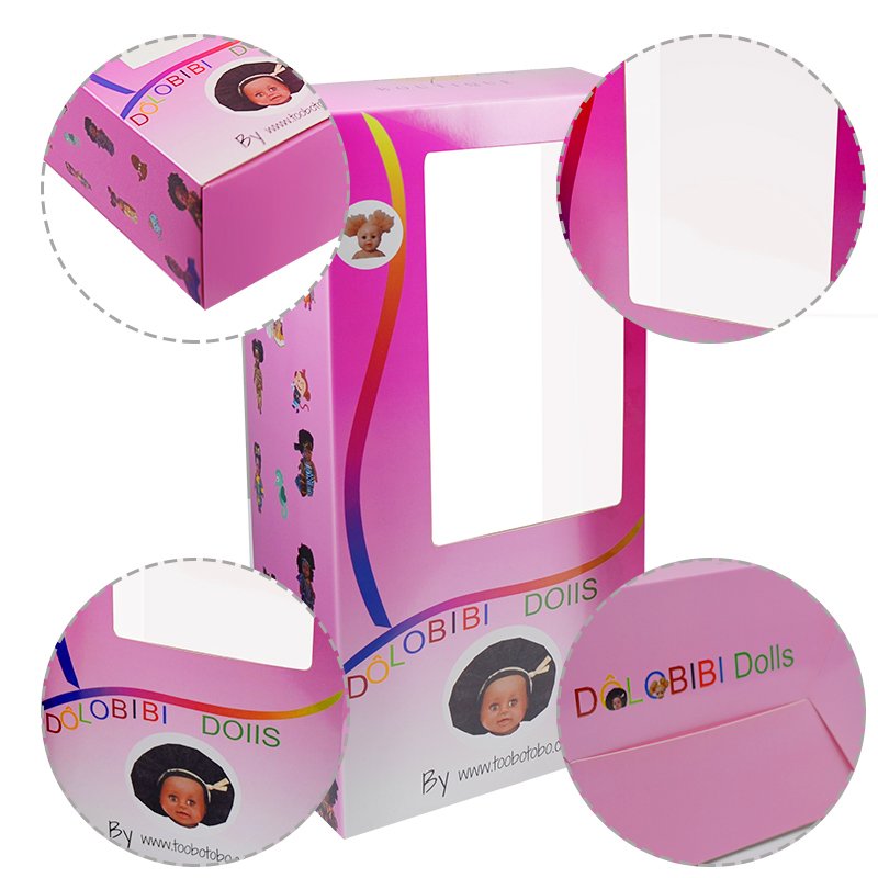 Wholesale custom Art paper toy packing corrugated doll gift shipping boxes