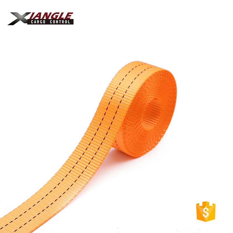 High quality 1.5 inch 3.8cm polyester 2000kgs and 3000kgs webbing belt supplier
