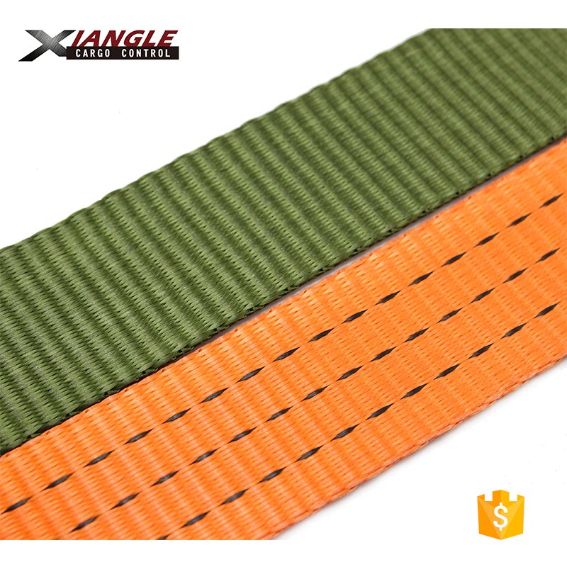High quality 1.5 inch 3.8cm polyester 2000kgs and 3000kgs webbing belt supplier