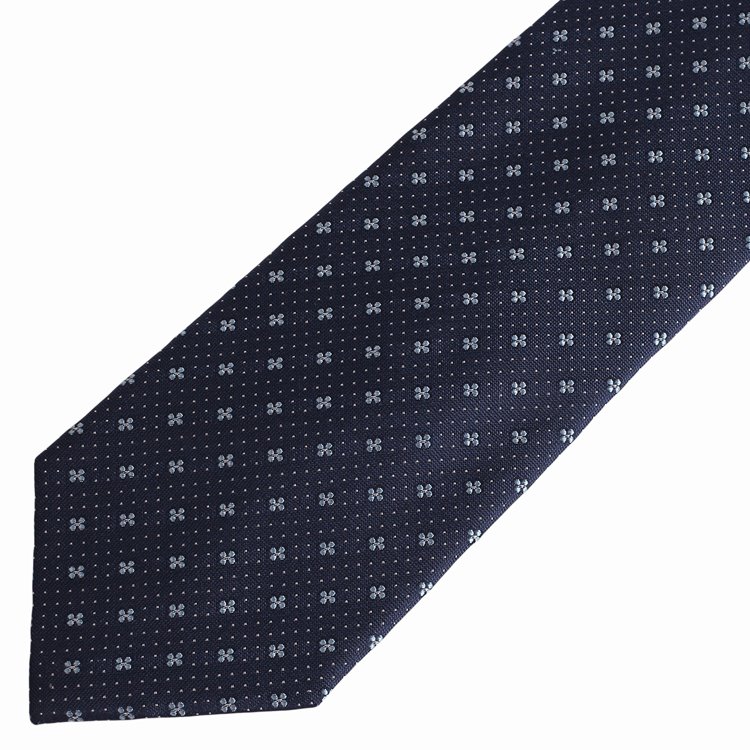 Chinese Ties Manufacturer Custom Classic Silk Floral Jacquard Neck Tie Custom Logo Embroidered 100% Silk Necktie for Men