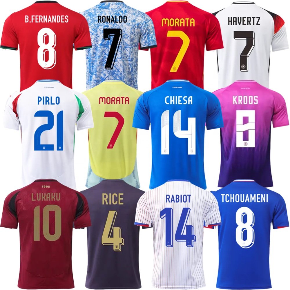 2024 Euro cup Player Version Quick Dry Breathable Soccer Wear Jersey maillot Spain Soccer Football jersey spain vs croatia