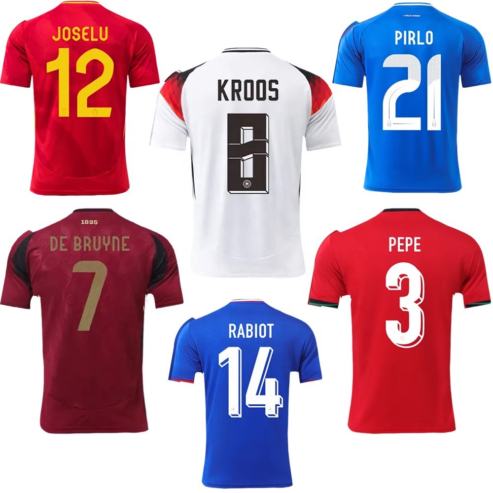 2024 Euro cup Player Version Quick Dry Breathable Soccer Wear Jersey maillot Spain Soccer Football jersey spain vs croatia
