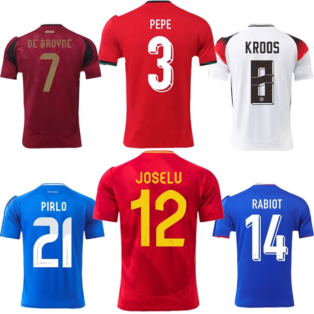 2024 Euro cup Player Version Quick Dry Breathable Soccer Wear Jersey maillot Spain Soccer Football jersey spain vs croatia