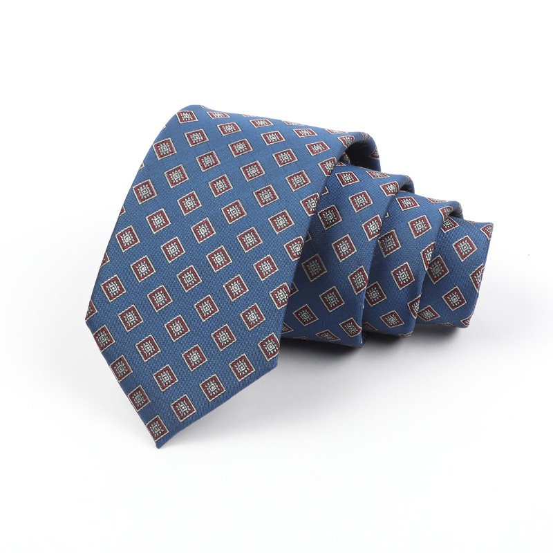 Manufacturer black men tie striped blue business tie