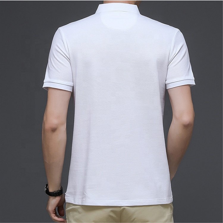 Men's Casual Streetwear Golf Polo Shirt Quick Dry 100% Polyester Customizable Embroidered Logo Short Sleeve Printed Knitted