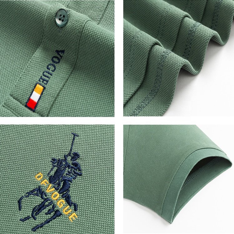 Men's Casual Streetwear Golf Polo Shirt Quick Dry 100% Polyester Customizable Embroidered Logo Short Sleeve Printed Knitted