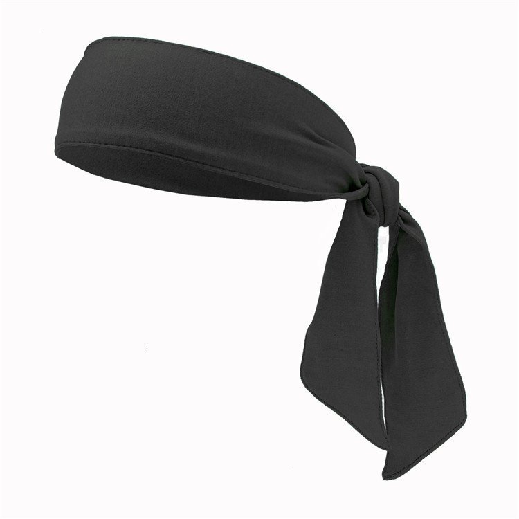 Pure color Sport Head Tie Sweat-absorbing Headscarf Pirate Strap Headband Tennis Yoga Running Hair Tie