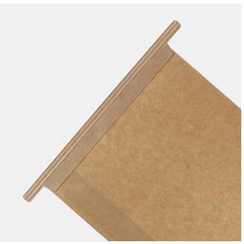 Kraft Paper Food Offset Printing Accept Custom Printing Biodegradable Tin Tie Coffee Packaging Bag with Valve Side