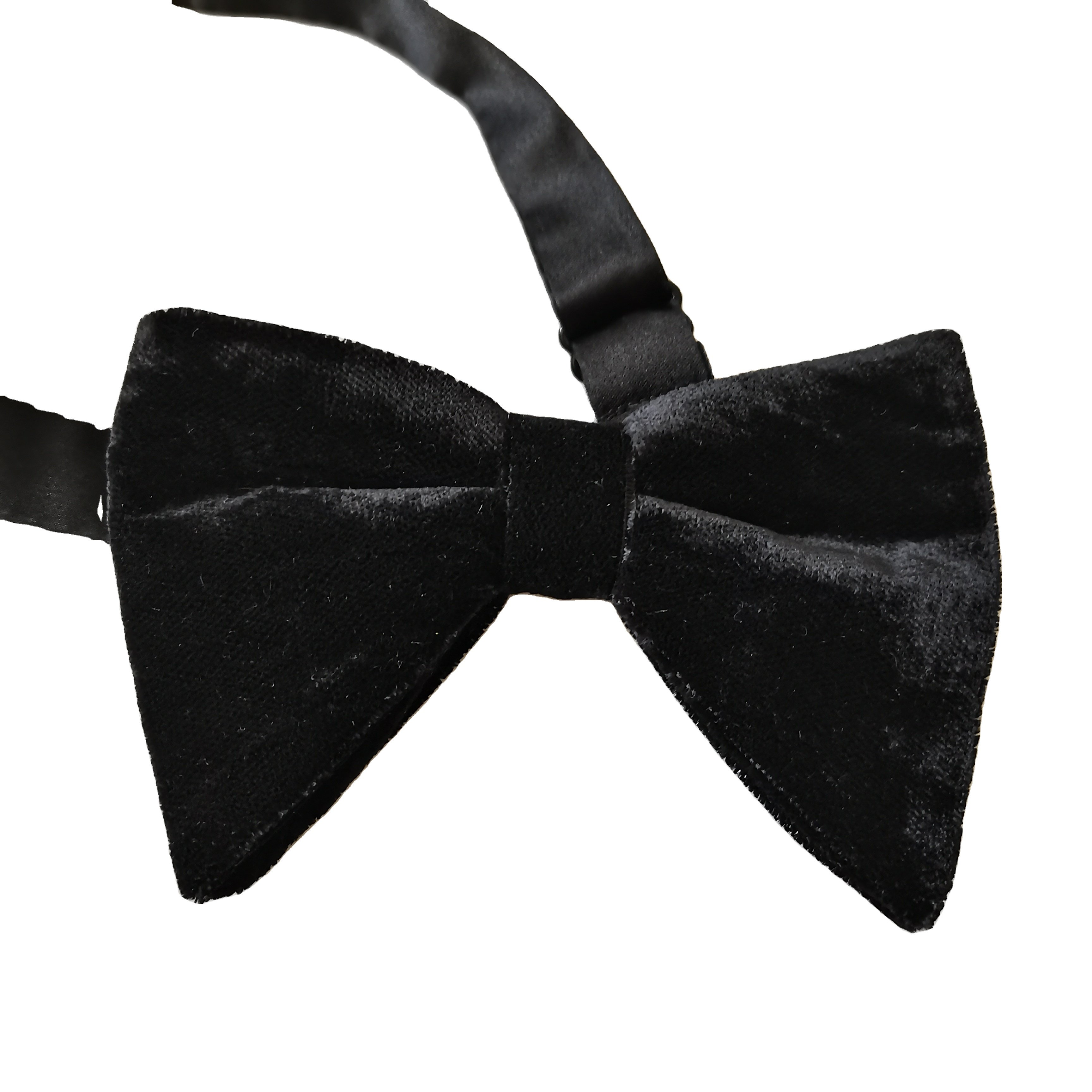 Wholesale Velvet Polyester Necktie Bow tie Black Silk Stripe Classic Fashion Wedding Weave Woven Jacquard Customization