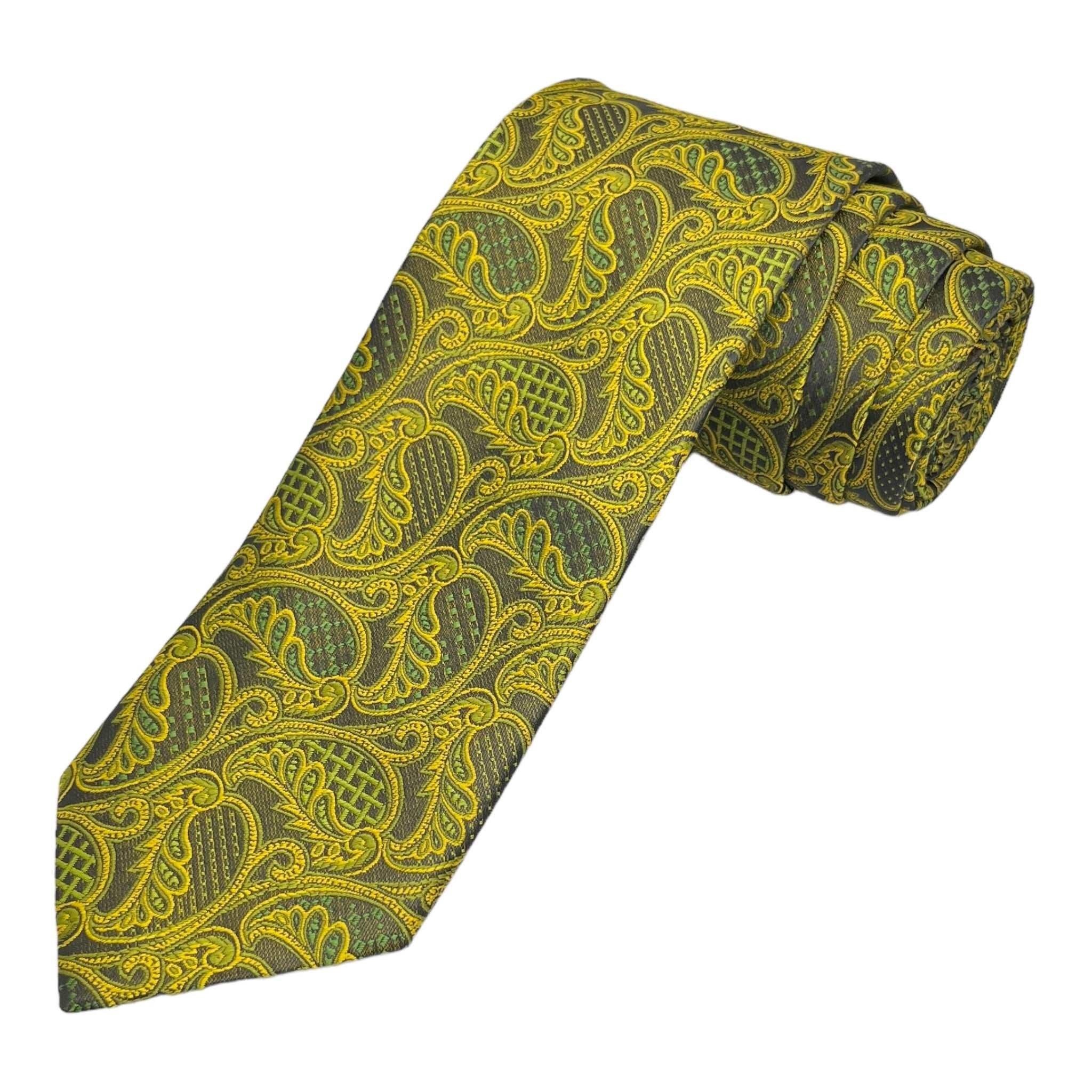 Douro Paisley Tie And Pocket Square Combo