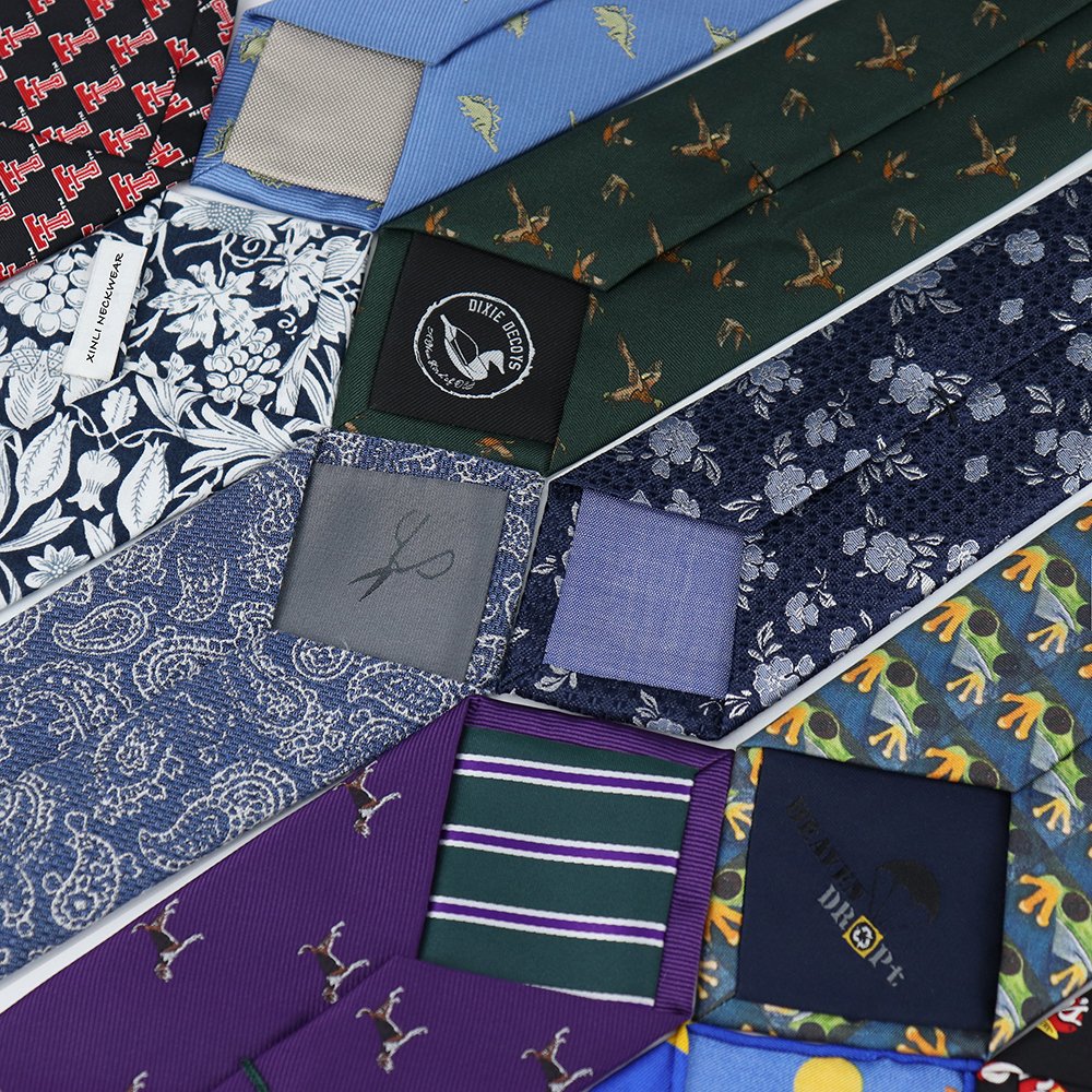Beautiful Men'S Geometric Pattern Ties High Quality Silk Wedding Necktie Flower Print Tie Neck Custom