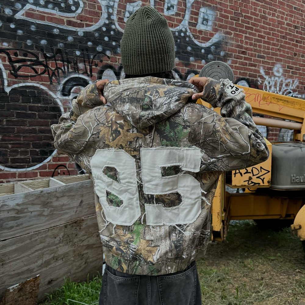 Wholesale Camouflage Hoodie Pullover Digital Printed Real Tree Camouflage Zipper Men's Hoodie Cubic Embroidered Hoodie