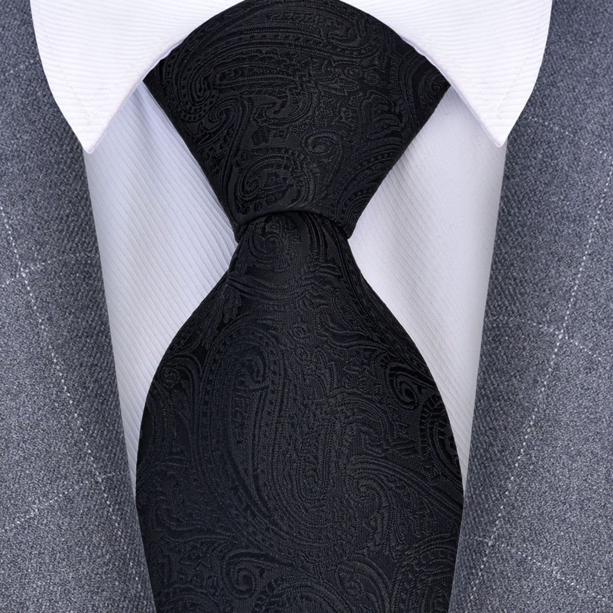 2023 Newest Design 27 Colors 8cm Silk Cashew Tie Navy Purple Green For Men Business Formal Occasions wedding Ties
