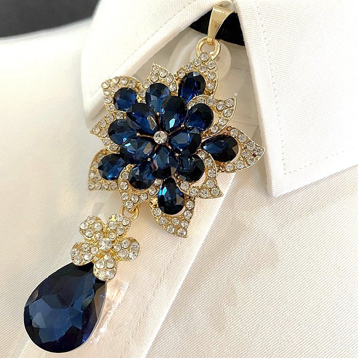 Jewelry Elegant Fashion Haute Design Drop Shaped Crystal men Gift Bow Tie Fashion Crystal Bowtie