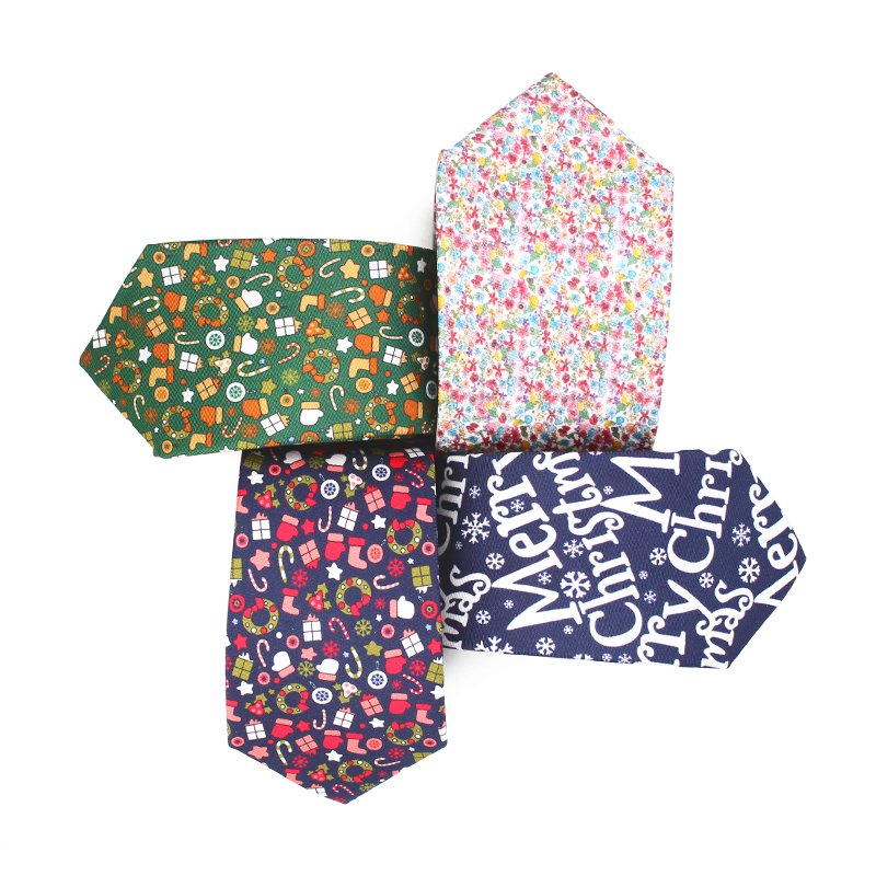 Factory Custom Printed Silk Neckties 100% Silk Mulberry Ties for Men