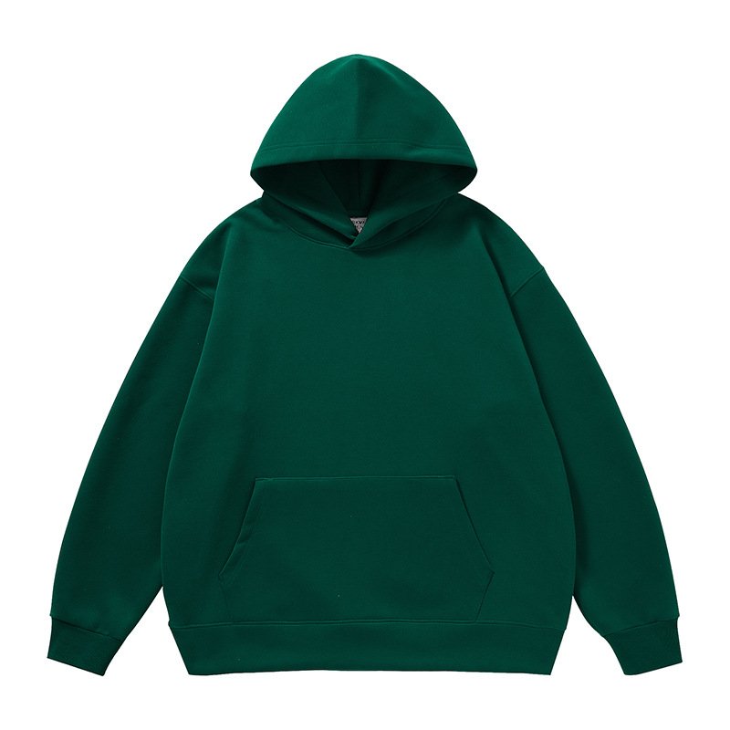 Custom Logo Printed Heavy 380Gsm Blank Polyester Cotton Fleece Men No Strings Thick Oversized Drop Shoulder Hoodies&Sweatshirts