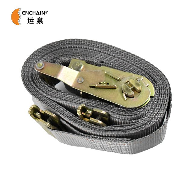 Heavy Duty Load Securement E-track Tie Down Straps for Loads 2 inch 8m Cam Buckle Strap With E Track