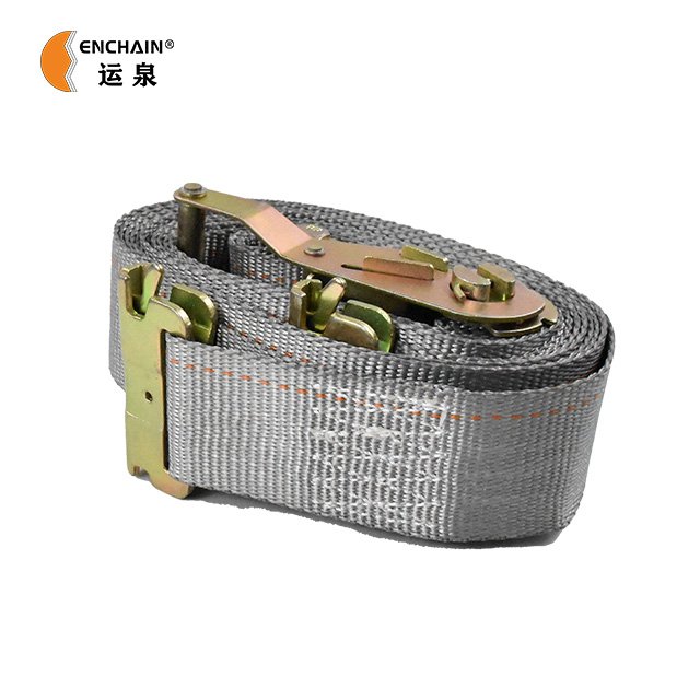 Heavy Duty Load Securement E-track Tie Down Straps for Loads 2 inch 8m Cam Buckle Strap With E Track
