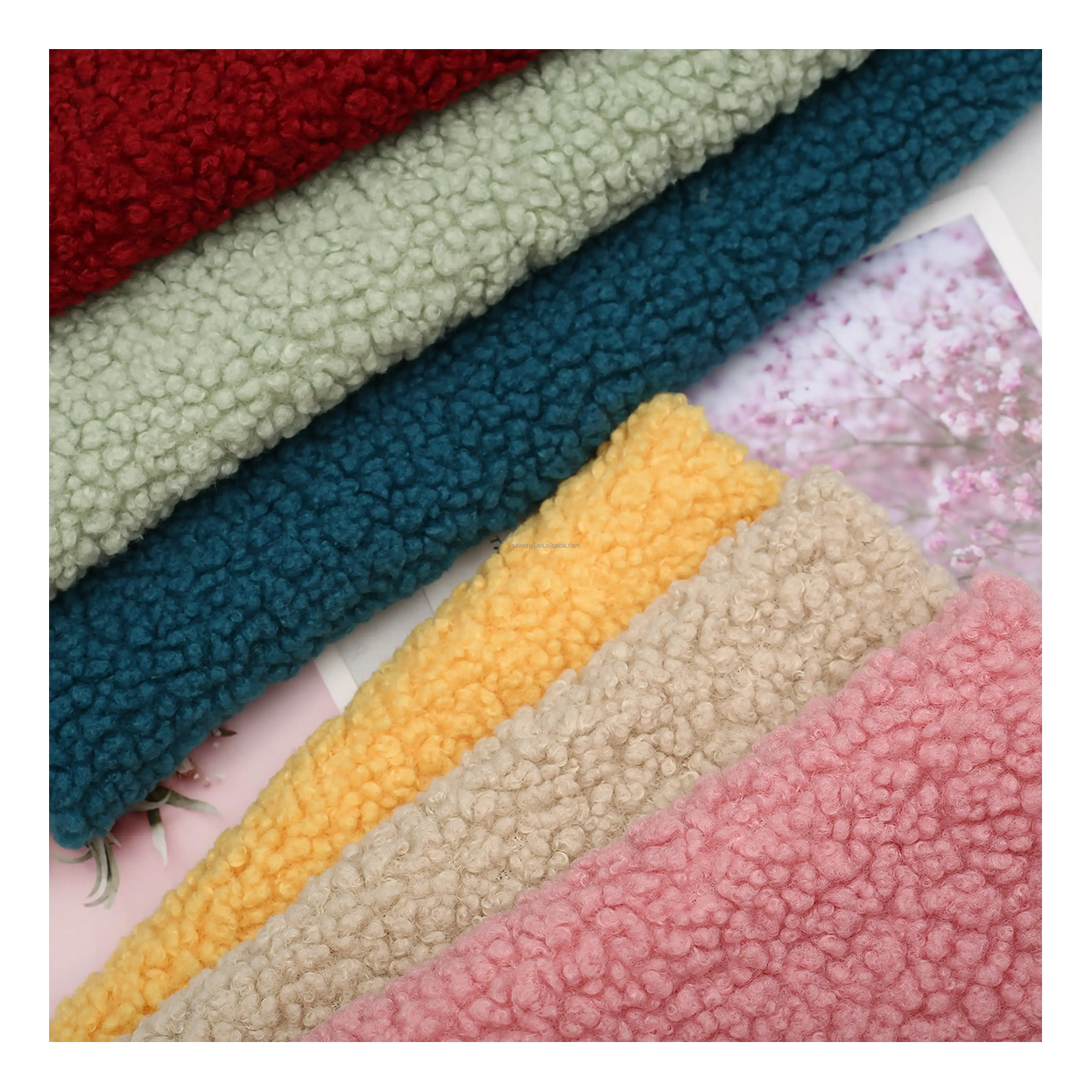 Recycled Wholesale Minky Smooth And Minky Embossed Ready To Ship Velvet Sherpa Fleece Fabric