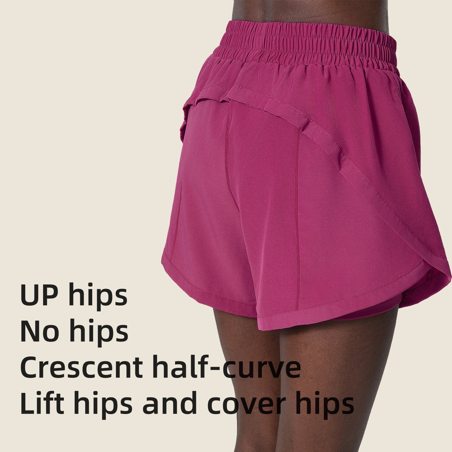 Summer women's running shorts Sports shorts Fitness two-piece set yoga shorts