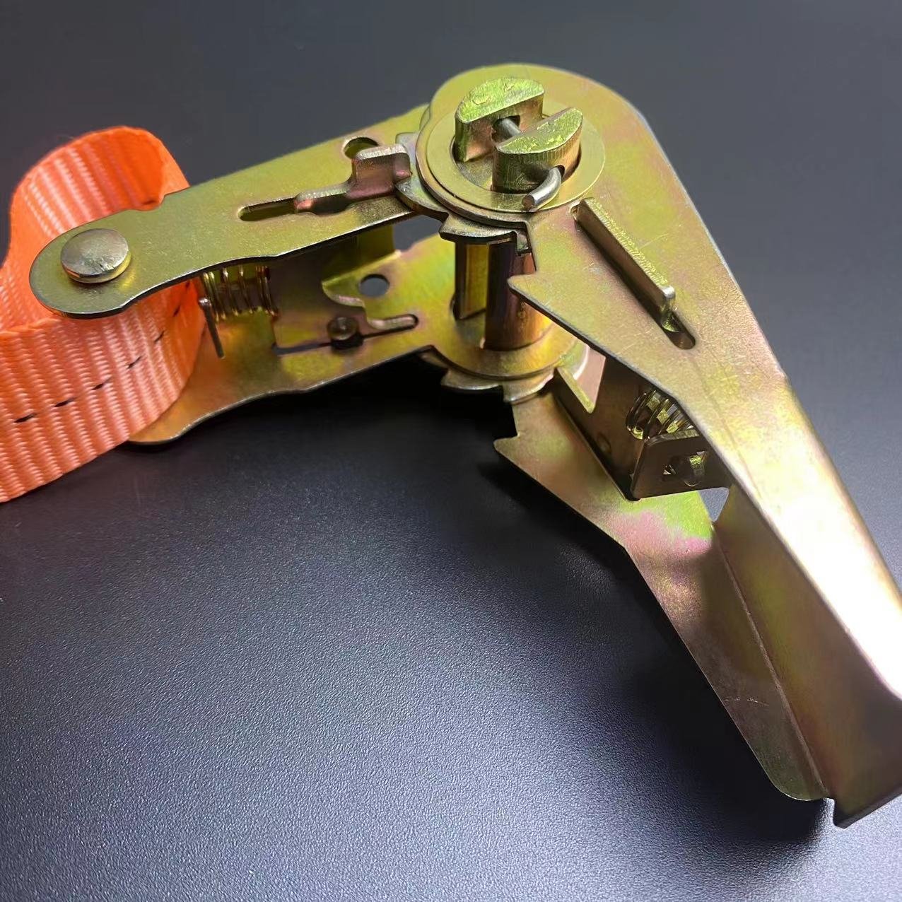 Factory Price Polyester Tie Down Straps Lashing Cargo Ratchet Strap with Hooks