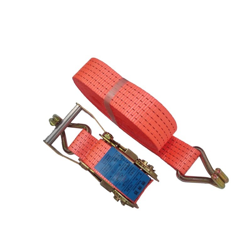 Factory Price Polyester Tie Down Straps Lashing Cargo Ratchet Strap with Hooks