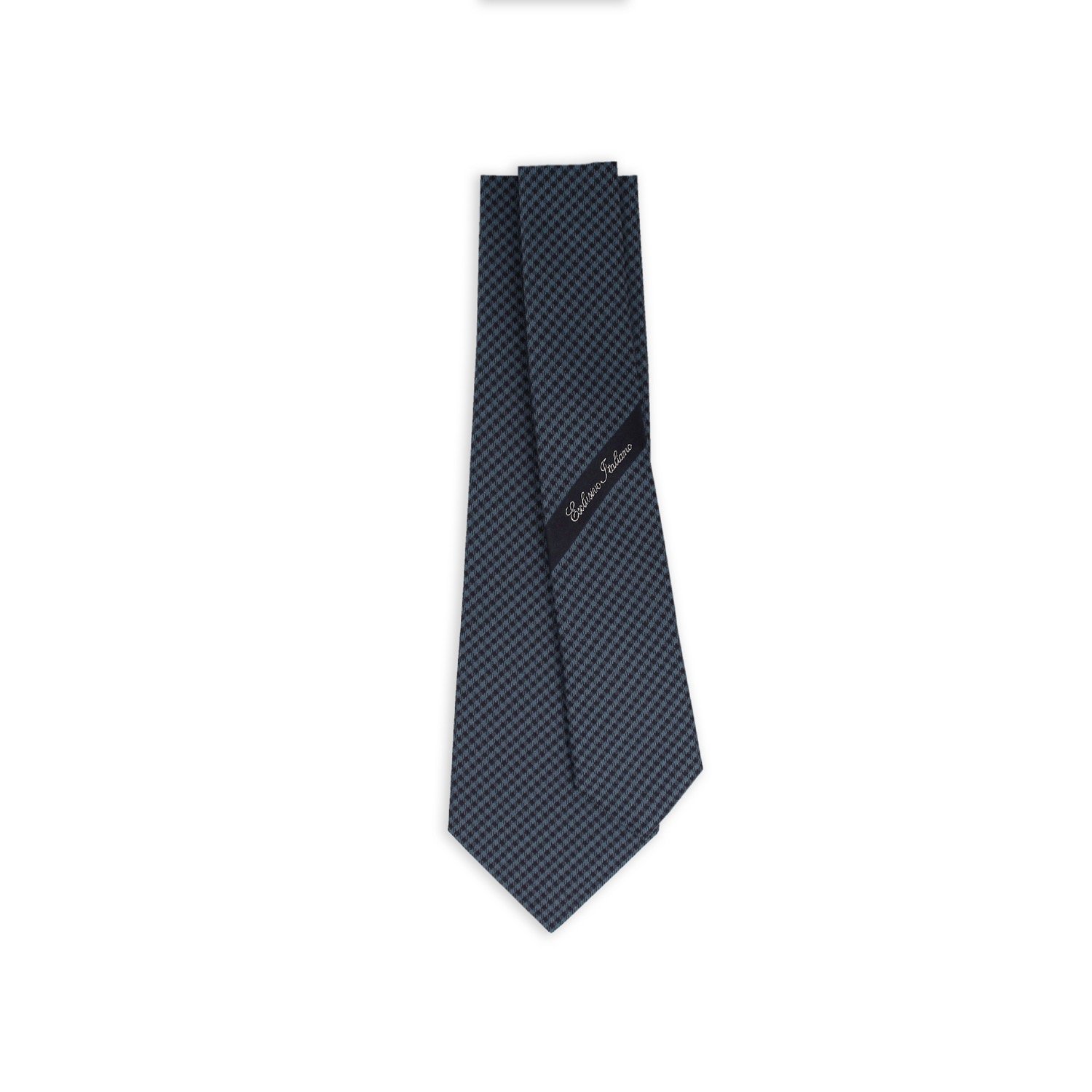 Ultimate Refinement Business Necktie Premium 148 cm Jacquard Silk Tie in Otranto Blue Seven Fold Woven Style