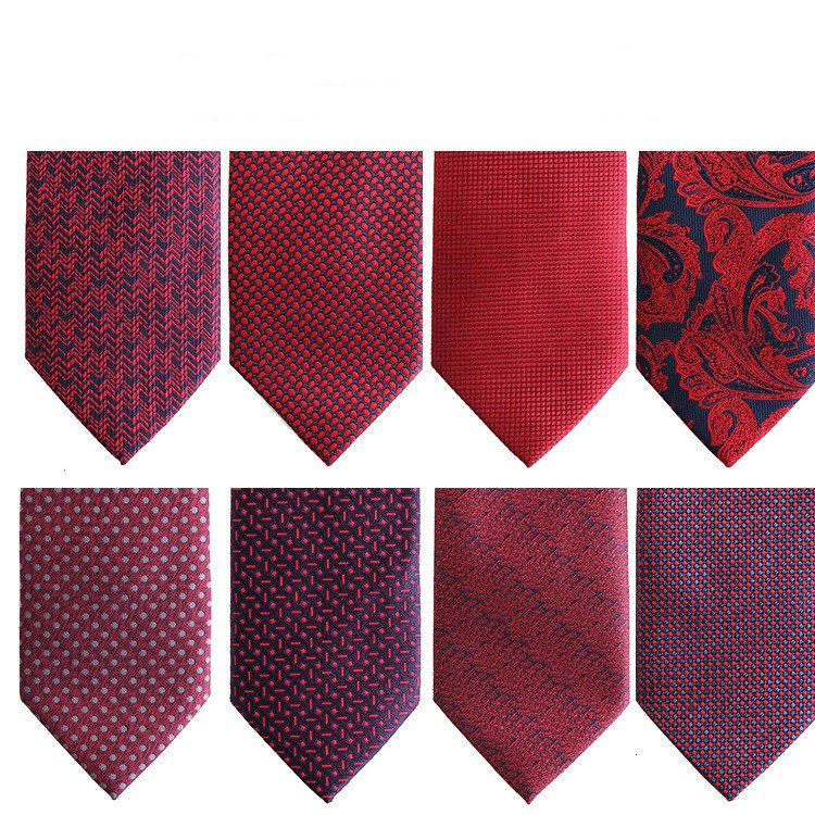 Male Suits Accessory Formal Wear Necktie Polyester Fabrics Fashion Casual 7.5cm Width Men Business Tie