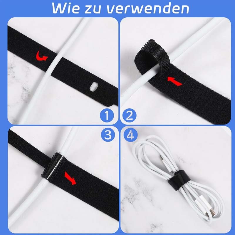 Factory Hot Sell Nylon Color Wholesale Custom Cable Tie Self-locking Wire Hook And Loop Cable Ties Cable Strap Reusable