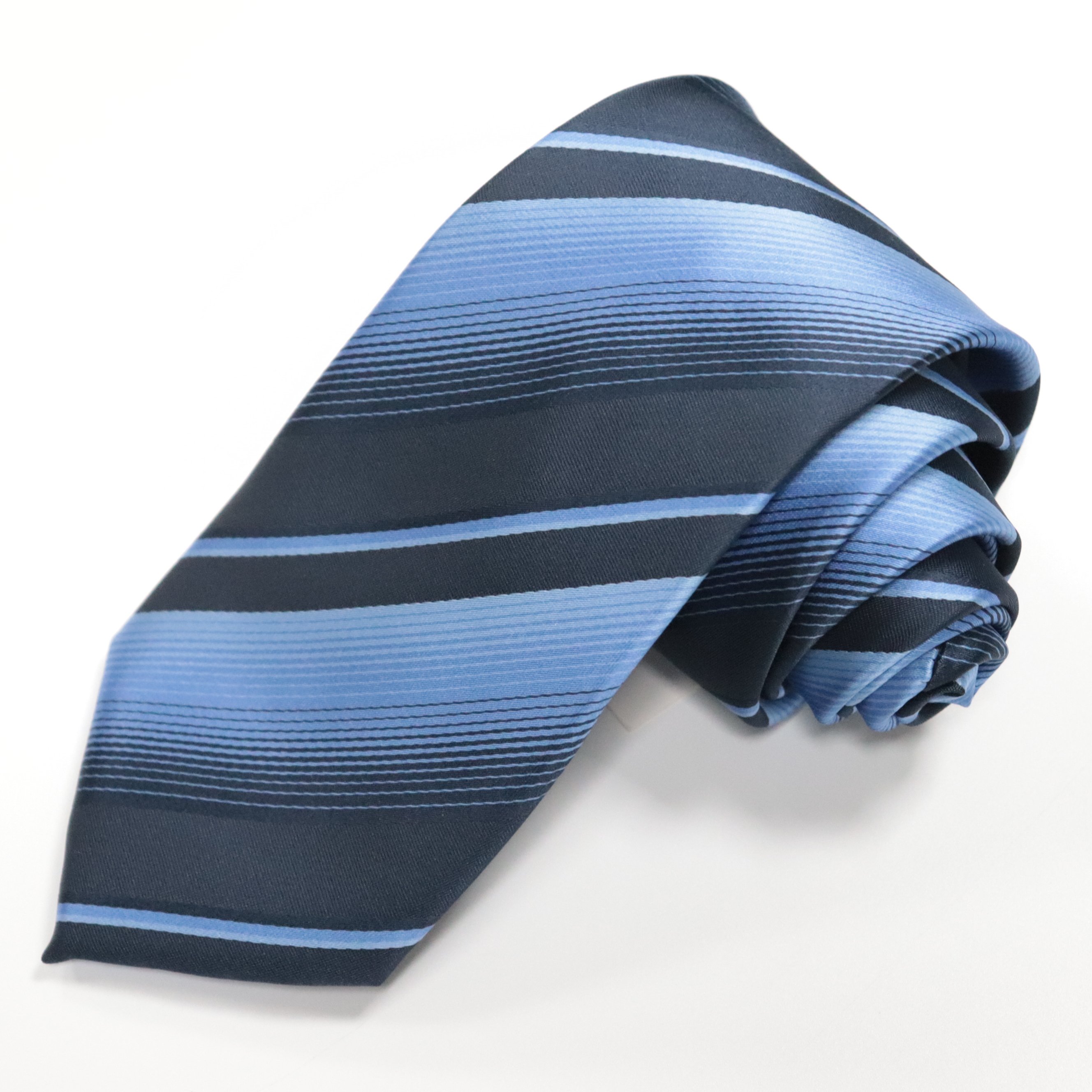 Manufactured Vintage Fashion Polyester Ties for Men Striped Business Long Neckties in Stock Weddings