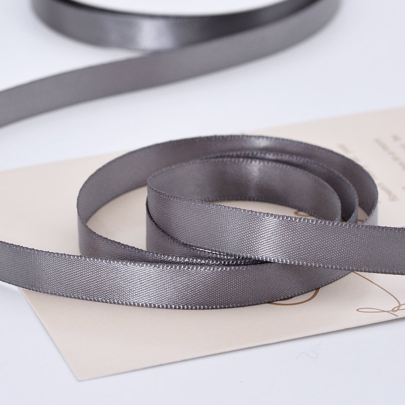 Ribest 9mm 100Y/R Red Single Face Satin Ribbon For Birthday Gift Boxes Packaging Wedding Decoration Wholesale