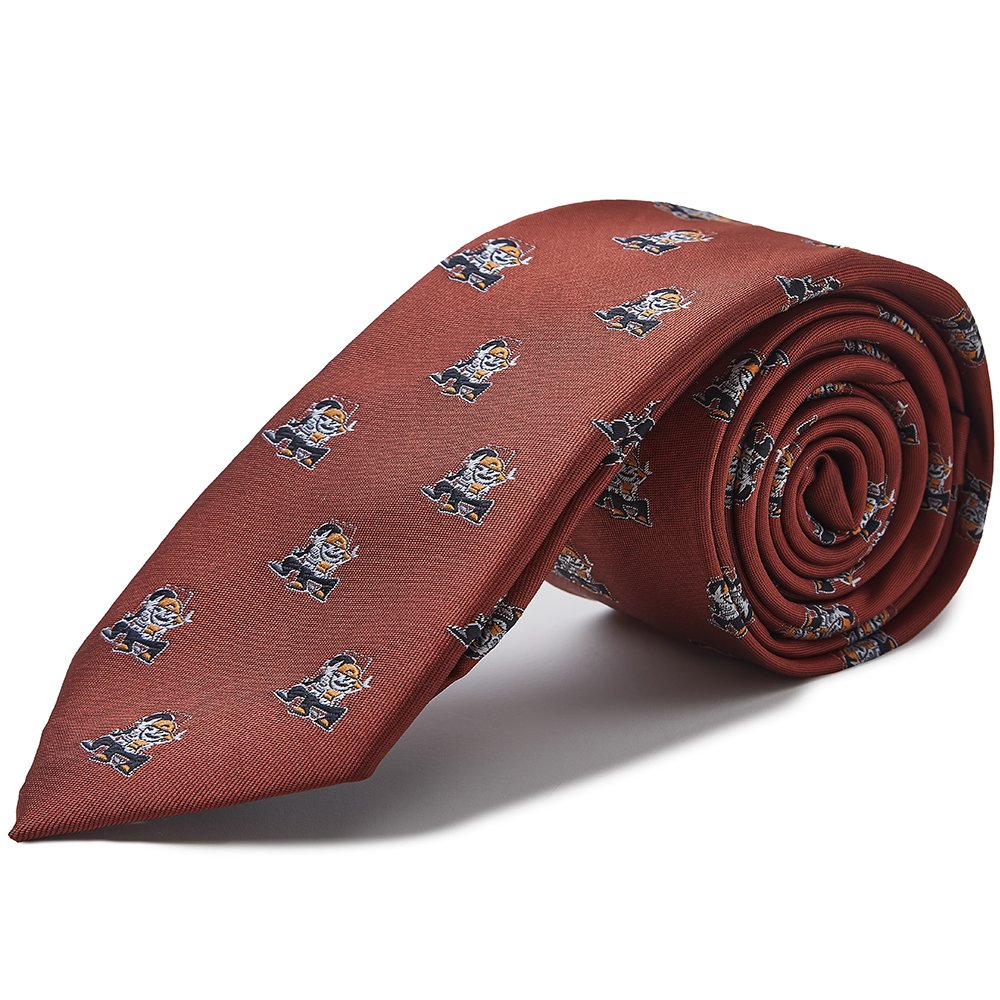 Necktie supplier Lesbian Gay Pride Neck Tie Apparel Collection Polyester Silky Jacquard Rust All Over Girls Lesbian Necktie
