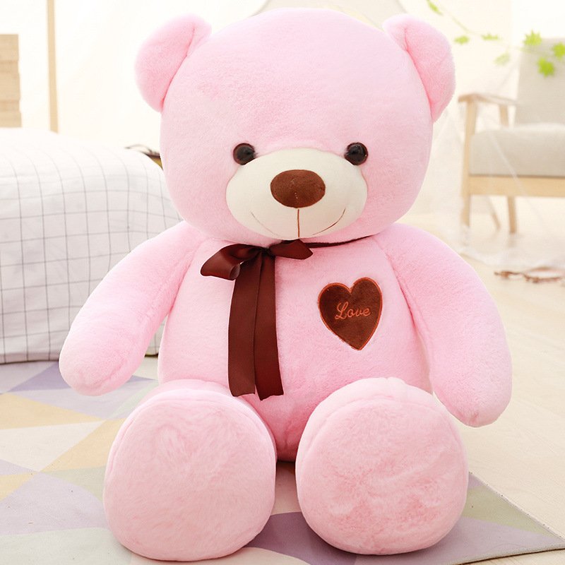 Super Big Teddy Bear Plush Toy Sofa I Love U Bow Tie Cuddle Big Couple Wedding Teddy Bear Stuffed Toy Teddy Bear Doll Kids Gift