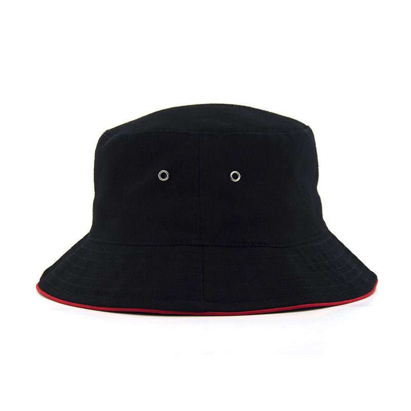 Customize High Quality New Design Wholesale Cotton Large Bucket Hat With Piping Blank Bucket Hat Man