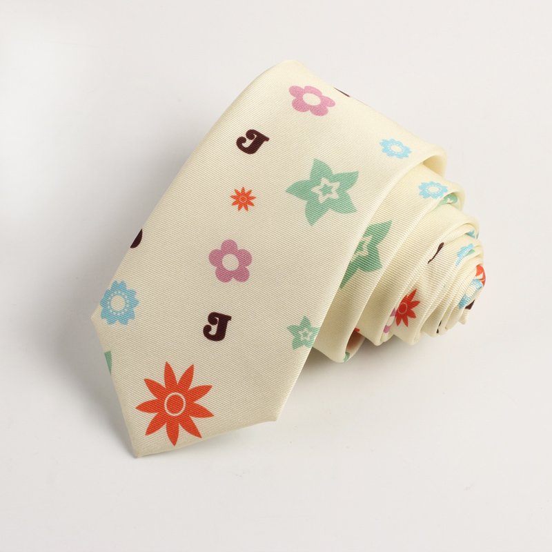 2024 Low MOQ High Quality Luxury Men's 100% Silk Neckties Custom Logo Digital Print Ties For Men
