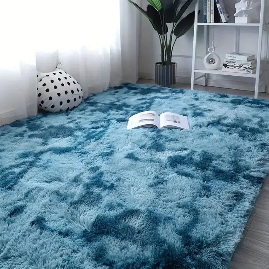 YIWU QIYE High quality Tie-Dye Carpet home decoration Area Rugs Modern Durable Customized carpets And Rugs For Living Room