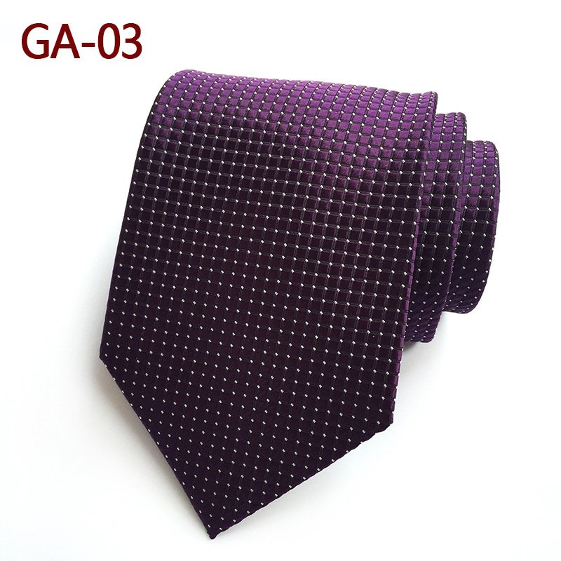 MIA blue classic gingham check men business formal wedding tie 8cm stripe neck tie fashion shirt dress accessories