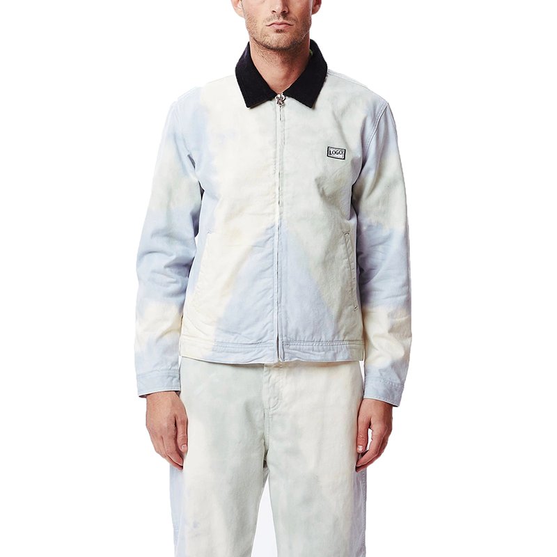 High Quality Custom Logo Work Jacket Mens Jackets Tie Dye Jacket Winter Clothing for Men