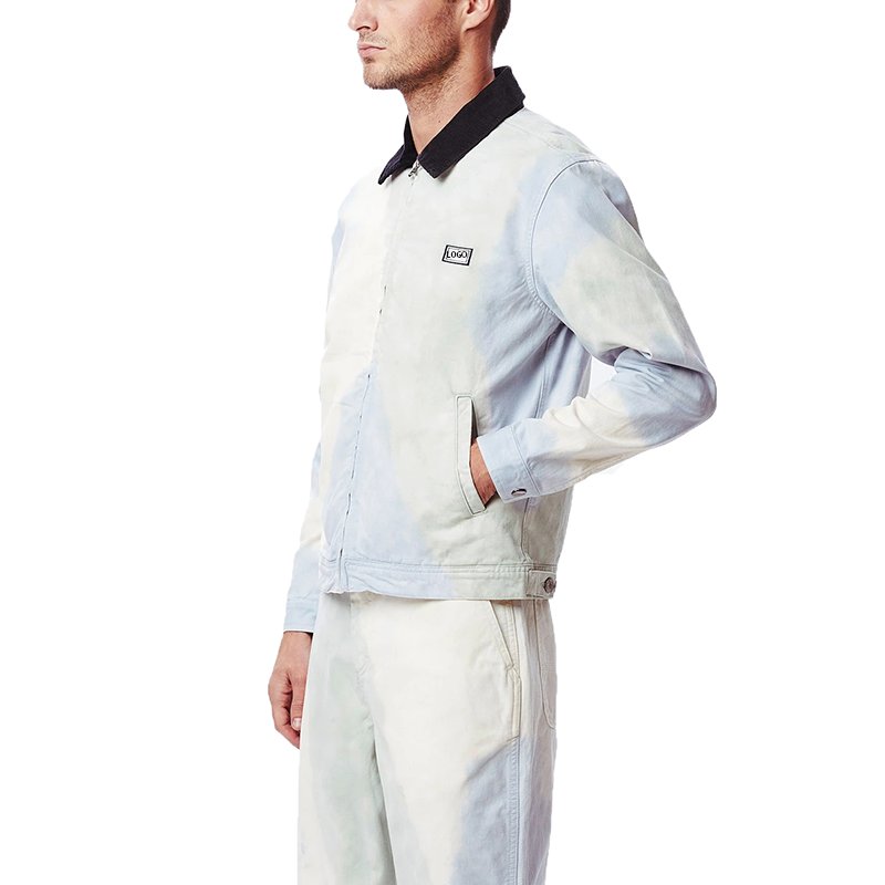 High Quality Custom Logo Work Jacket Mens Jackets Tie Dye Jacket Winter Clothing for Men