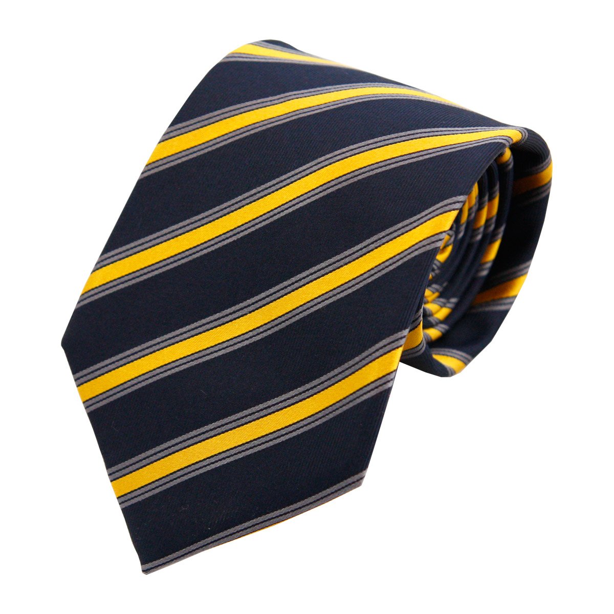 2024 New Styles Newest Popular Men's Necktie High Quality OEM Service Fashion 100% Silk Stripe Pattern Handmade Tie For Men