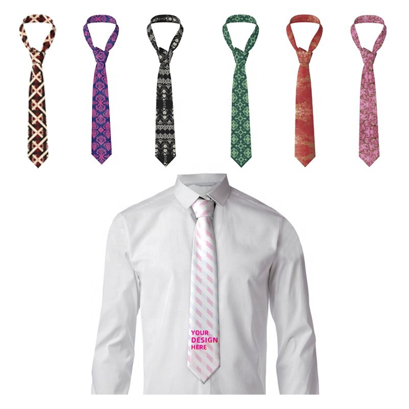 Custom Tie High Quality New Design Classic polyester Silk 8 cm Width Jacquard Luxury Formal Business Wedding silk ties for men