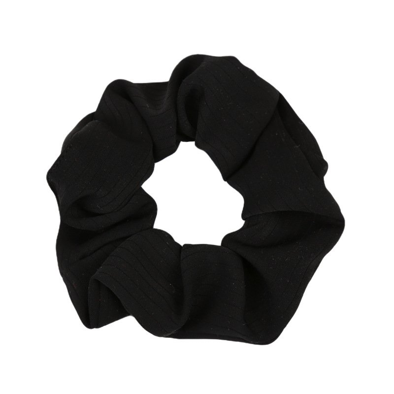 Wholesale Fashion 10cm High Quality Elegant Elastic Hair Ties Denim Hair Scrunchies Hair Bands For Girls