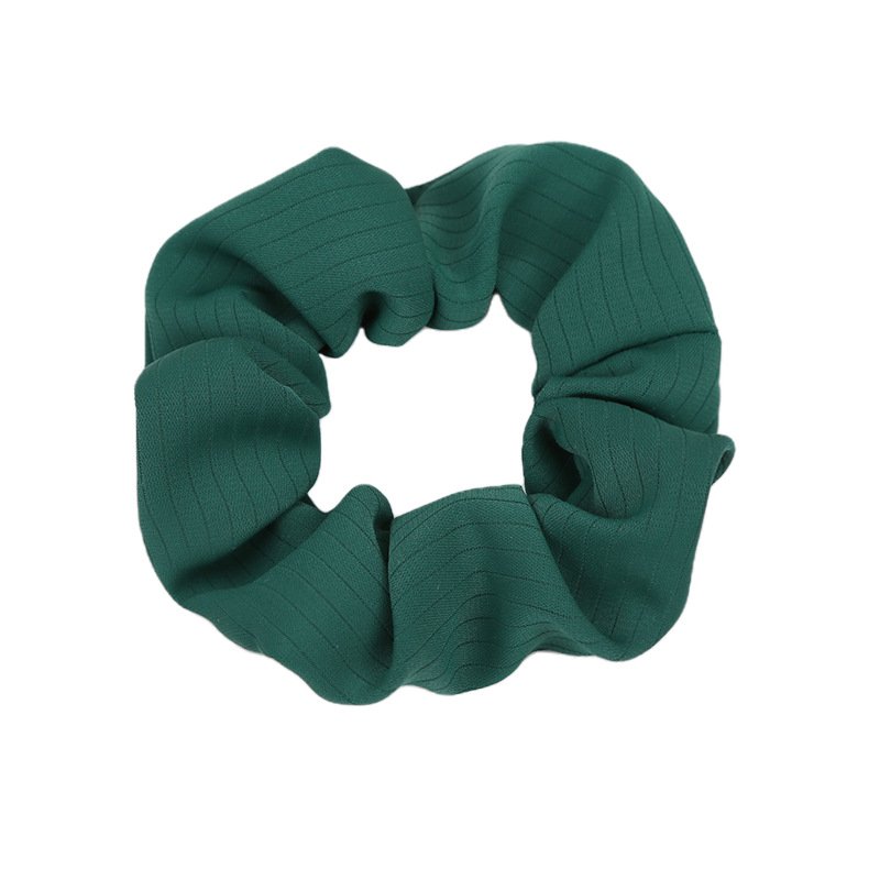Wholesale Fashion 10cm High Quality Elegant Elastic Hair Ties Denim Hair Scrunchies Hair Bands For Girls