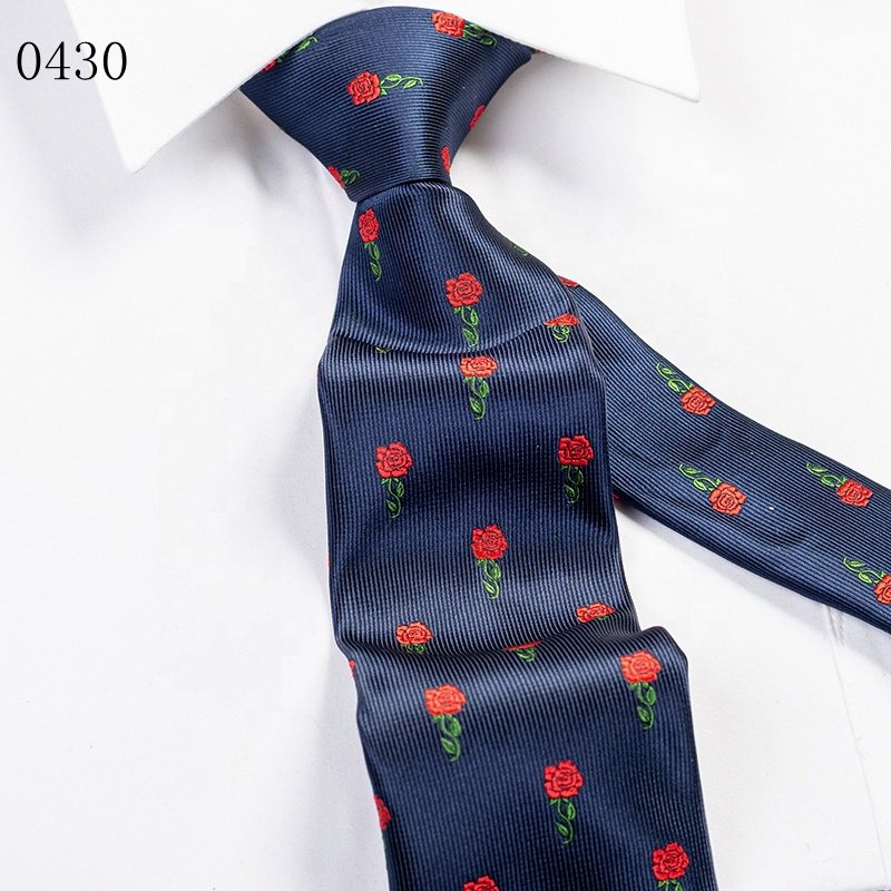 TONIVANI-46 Wholesale Shengzhou China Polyester Plant Men Skinny Novelty Tie Animal Necktie Manufactures