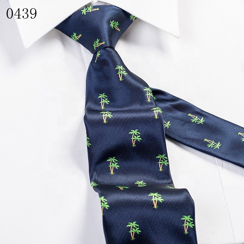 TONIVANI-46 Wholesale Shengzhou China Polyester Plant Men Skinny Novelty Tie Animal Necktie Manufactures