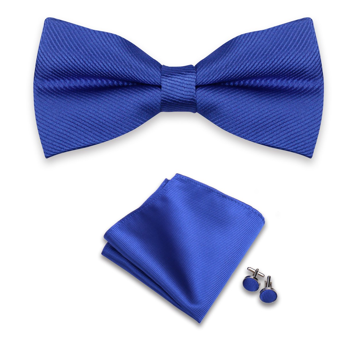 High Quality Mens Bow Ties Cufflinks Set Custom Wholesale Plain Bow Ties For Men Burgundy And Pocket Square