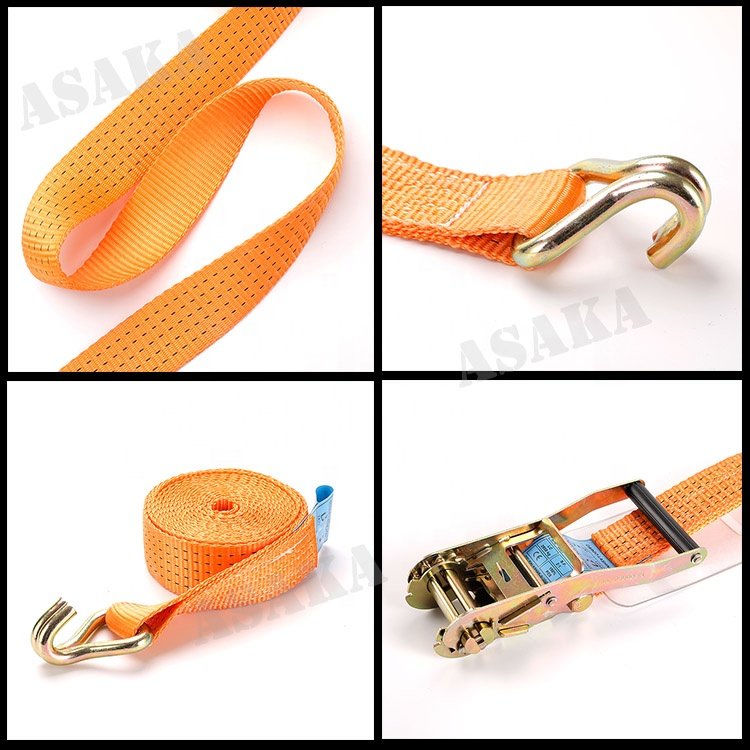 1" 2" 3" 4" Inch 1T 2T 3T 5T 10Ton CE Approved Heavy Duty Ratchet Tie-Down Straps Cargo Lashing Belt