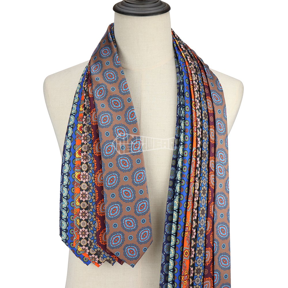 Handsome Men Floral Tie Quality Luxury Neckties Silk Tie Custom Printing Cravatte Uomo Seta 100