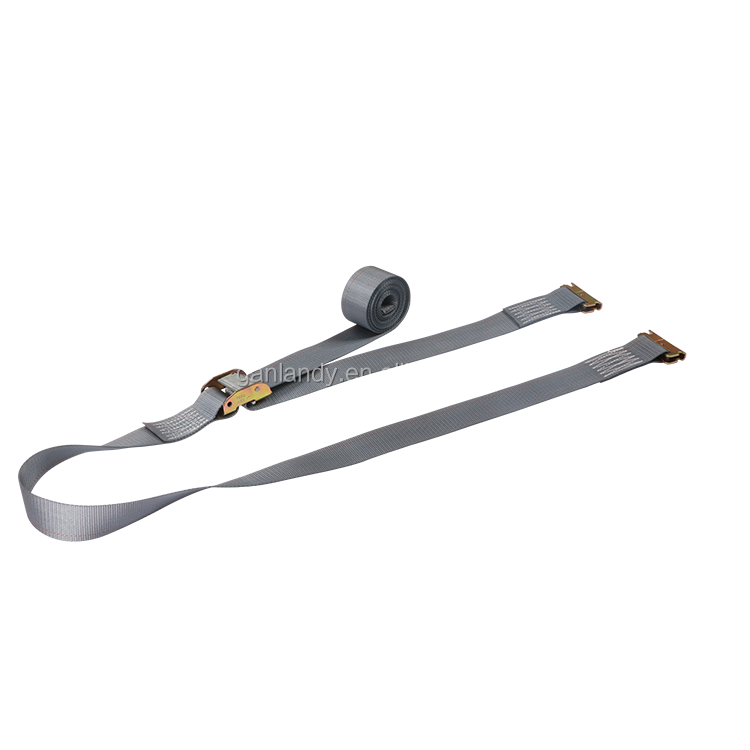 GL-16724 Cargo Lashing Belt E-track Tie Down Straps E Track Fittings Ratchet Straps for Trailer