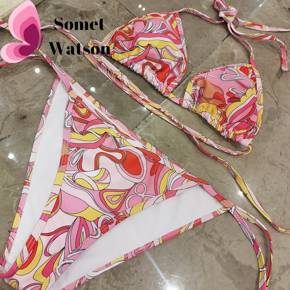 3-7 days delivery Brand Name Swimsuits Designer Bikini Two Piece Designer Swimsuits Famous Brand swimwear Beachwear